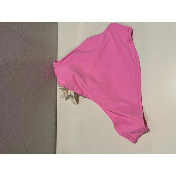 Aerie - Vibrant Pink Bikini Bottom Size L NWT - Picture 3 of 3
